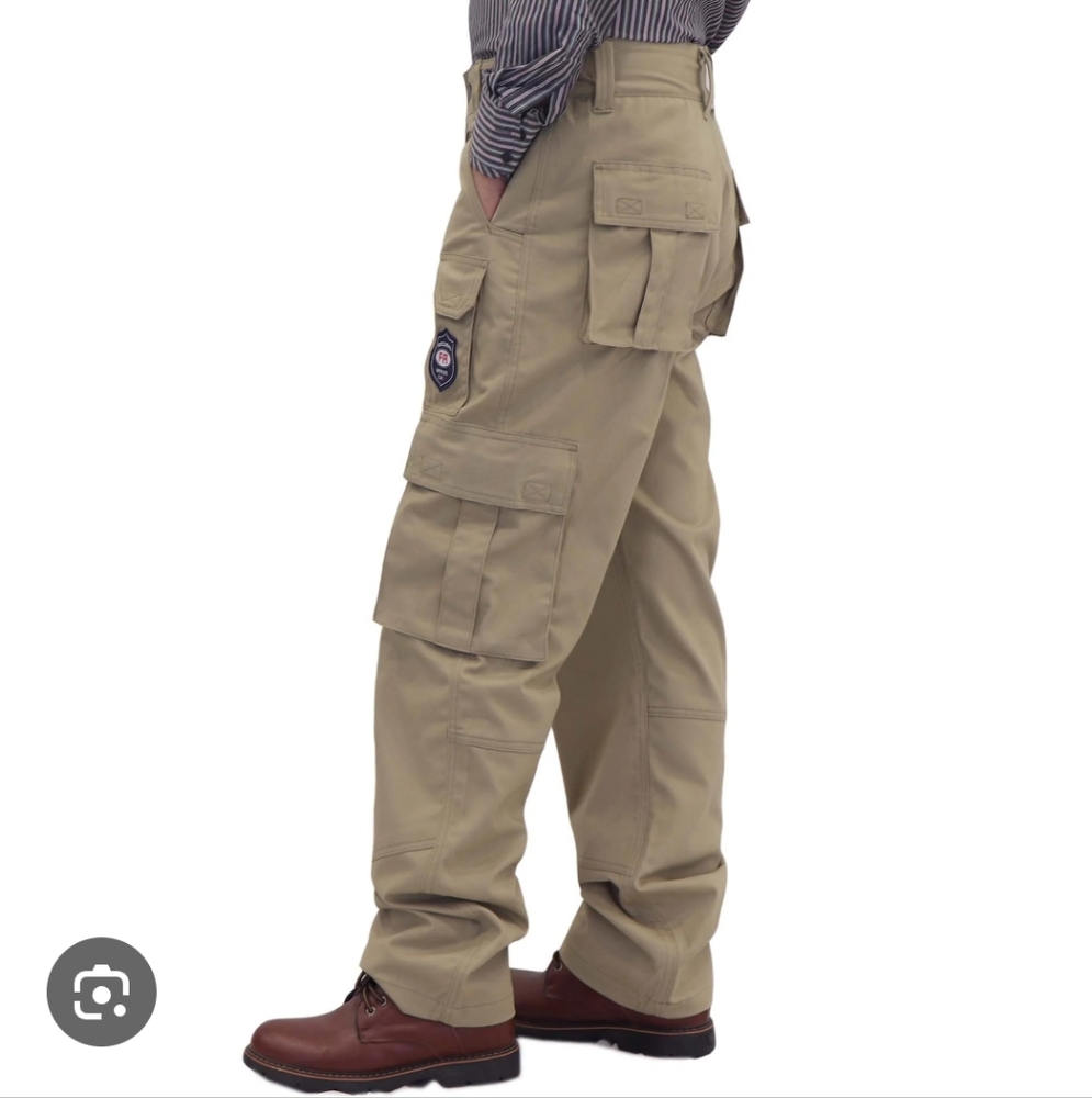 Bocomal FR NFPA 2112 CAT 2 Cargo Pants ~ Khaki